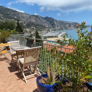 Apartment L'ensoleillee Vue Panoramique Mer, 250 M De La Et Du Centre, Menton